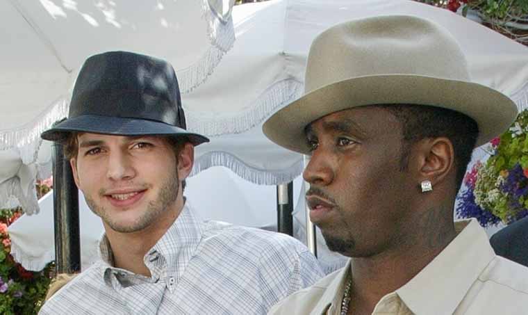 Ashton Kutcher, LeBron James Worried that Sean Combs Might Make False Allegations About Them