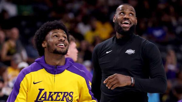 LeBron and Bronny James Combine for 19 Points in Their First NBA Game Together