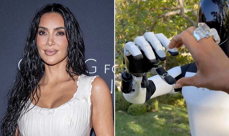 Kim Kardashian Bonds with Her K Tesla Optimus Robot (Video) – Sandra Rose