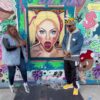 Check out this Lil’ Kim mural in her hometown Bedstuy Brooklyn New York City