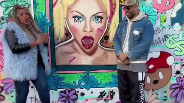 Check out this Lil’ Kim mural in her hometown Bedstuy Brooklyn New York City