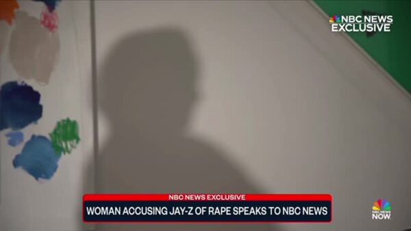 the accuser woman, identified as Jane Doe in the lawsuit filed against Jay-Z and Diddy for sexual assault, gets interviewed by NBC News