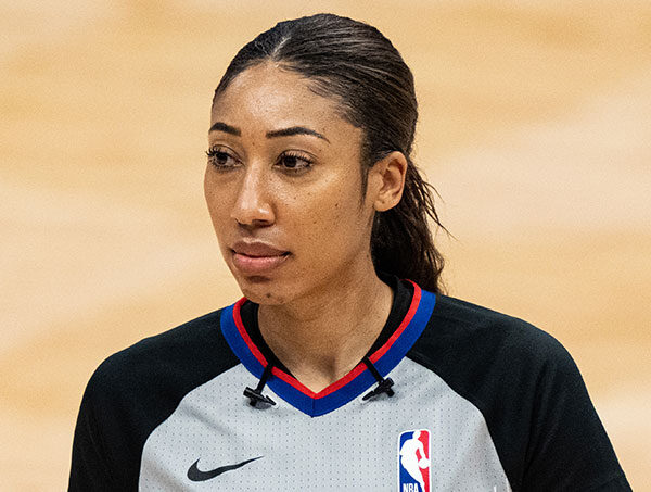 Female NBA referee warned by the league for groping NBA player? – Sandra Rose