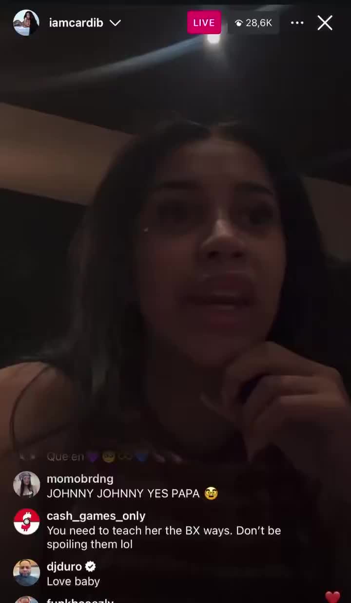 Cardi B just revealed via Instagram live that someone sent CPS to go and harass her kids in their school