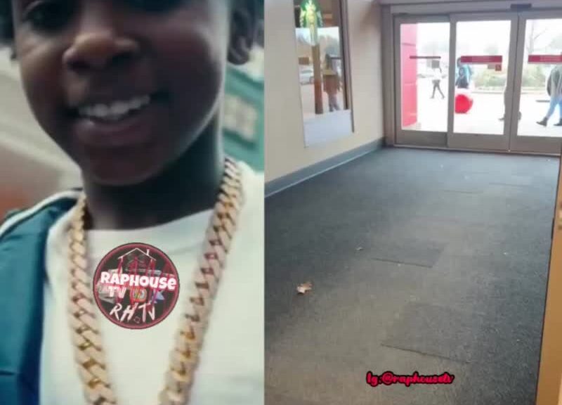 11 Year old Lil King claps back at rumors of him sitting outside Target begging for cash