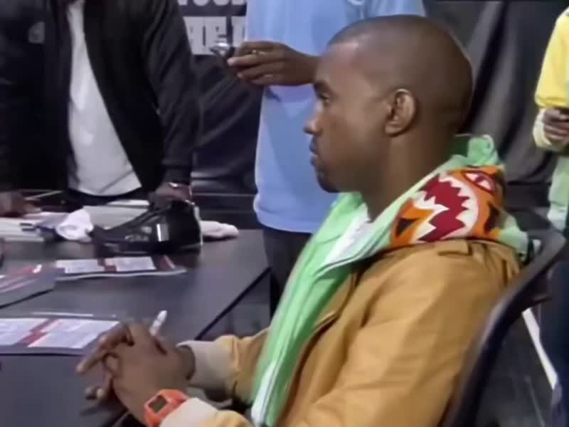 When Kanye did a talent show audition (2007)