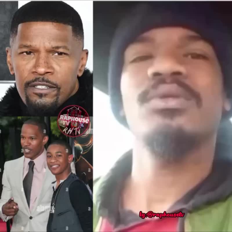 Jamie Foxx alleged son says that he’s a deadbeat dad & has him living in his car while he’s rich