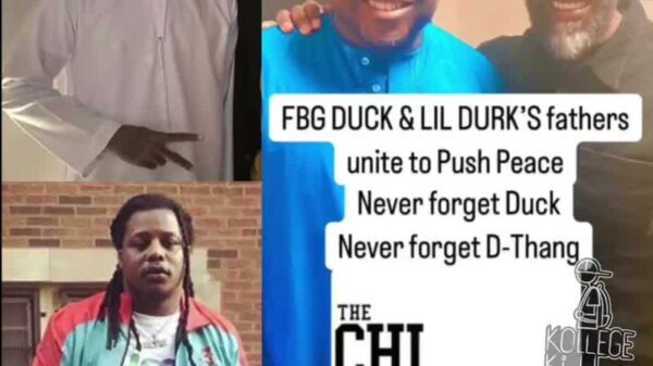 Chicago artists Lil Durk and FBG Duck's fathers unite to push peace