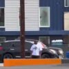 Kanye West trolls Jewish people wearing a swastika shirt in LA