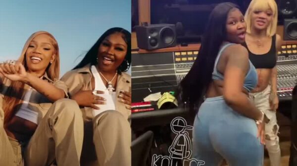 Fans resurface footage of Memphis femcees GloRilla and Gloss Up turning up before the Glo