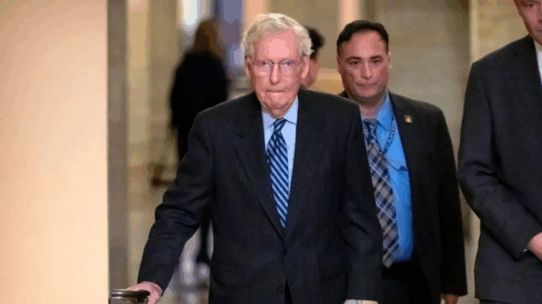 VIDEO: Senator Mitch McConnell Falls After Question on ICE, Appears Uninjured